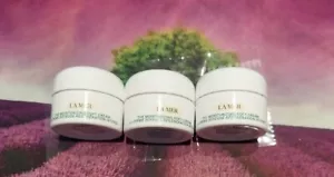 La Mer The feuchtigkeitsspendende weiche Cremeproben - 0,12 Unzen - 3,5 ml.x3 ~ NEU - Bild 1 von 4