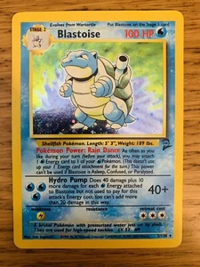 NEAR MINT! Blastoise (2/130) Holo Base 2 Set Pokemon Card! FAST & FREE P&P! - Picture 1 of 2