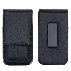 PU Leather Phone Wallet Case Mobile Phone Pouch Phone Belt Bag Mens Waist Pack - Zdjęcie 1 z 14