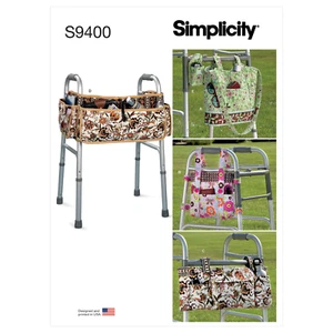 SIMPLICITY Patron Couture S9400 Mobilité Walker Accessoires, Sac Et Organiseur - Zdjęcie 1 z 7
