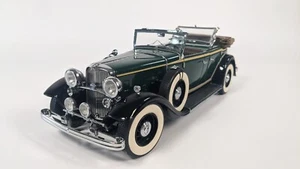1932 Lincoln KB Green Top-Down Version 1:18 Motor City Classics - Missing Mirror - Bild 1 von 13