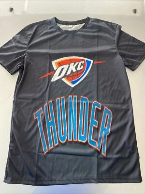 Blue OKC Thunder 100% Polyester T-Shirt Size Boys Small 4-6 - Image 1 of 4