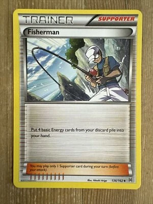 Fisherman - 136/162 - Uncommon - LP, English Pokemon BREAKThrough - Image 1 of 2