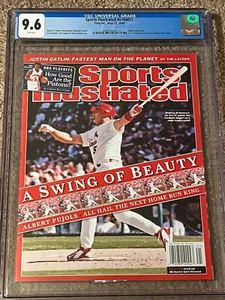 2006 Albert Pujols Sports Illustrated NEWSSTAND Edition CGC 9.6 - Picture 1 of 2