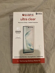 Zagg Invisible Shield Ultra Clear Maximum Clarity for Samsung Galaxy Note 10 - Zdjęcie 1 z 2