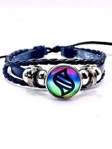 Mega Evolution Bracelet Keystone Pokemon-Inspired Braided Cosplay Jewelry Unisex - Picture 1 of 4