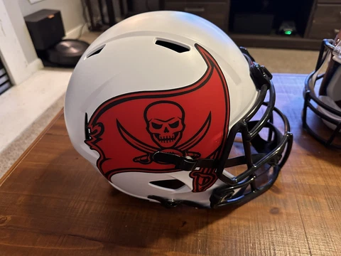 Tampa Bay Buccaneers Speed Football Helmet (LUNAR Edition) Cover