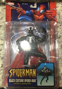 Toy Biz Marvel Spider-Man Classics schwarz Kostüm Rakete Start Glider - Bild 1 von 3