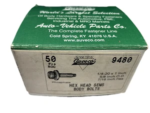 Auveco Hex Head Sems Body Bolts - Picture 1 of 3