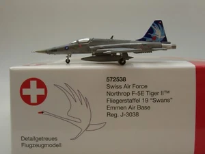 Herpa Wings Northrop F-5E Tiger II Swiss Air Force Staffel 19 "Swans" - 572538 - Picture 1 of 4