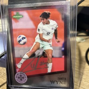 Signed Zaneta Wyne 2023 Racing Louisville FC #111 Parkside Vol. 1 NWSL Foil