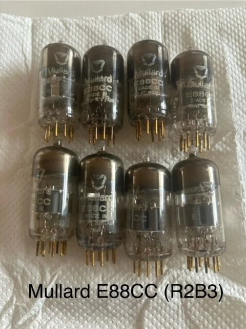 Vintage Mullard Valve E88CC (R2B3) Chrome Dome Gold Pins - Image 1 of 1