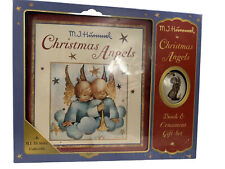 M. J. Hummel Christmas Angels Book and Ornament Gift Set NOS 2004