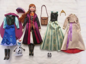 Anna Muñeca Trajes Olaf Figura de Disney Store Frozen 2 Juego de Regalo de Moda de Lujo - Imagen 1 de 6