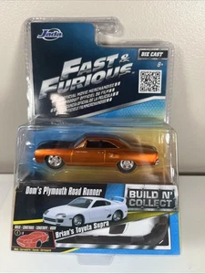 JADA TOYS 1:55 FAST AND FURIOUS BUILD N' COLLECT DOM'S PLYMOUTH F7 - Picture 1 of 3