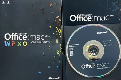 Microsoft Office for Mac 2011 Home and Business WPXO Like New Serial Included - Image 1 of 4