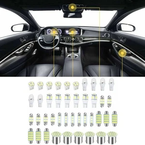 Light Beads 42x LED Combination 6500K T10 1210 4SMD*6 12V LED Lamp Beads - Picture 1 of 12