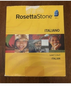 Rosetta Stone Italiano Level 1-3 with Audio Companions 1-3 Italian No Headset - Picture 1 of 7