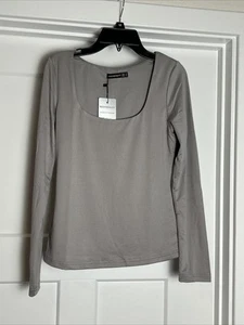 Womens Sexy Long Sleeve Shirts Square Neck Tops Dressy Casual Low Cut - Picture 1 of 10