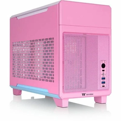 Chasis mini torre Thermaltake TR100 rosa burbuja Foto 1 de 4