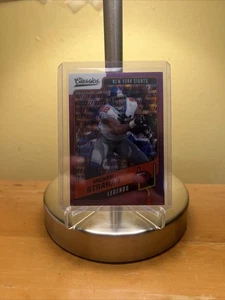 Panini Classics 2021 - Michael Strahan Timeless Tributes púrpura/35 SP Giants - Imagen 1 de 7