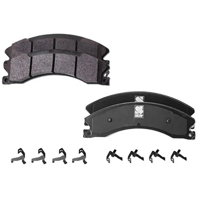 Juego de pastillas de freno delanteras semimetálicas para Chevrolet Silverado 2500 HD 2012-2019 Foto 1 de 4