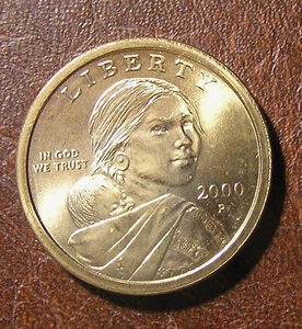2000 P Sacagawea Dollar US Mint Coin Uncirculated New from Roll - Picture 1 of 2