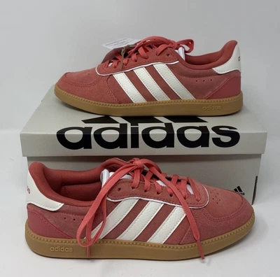 Adidas Mujer Breaknet Elegante Zapatilla Escarlata/Salmón/Blanco Talla 6.5 Nueva con Etiquetas Foto 1 de 4