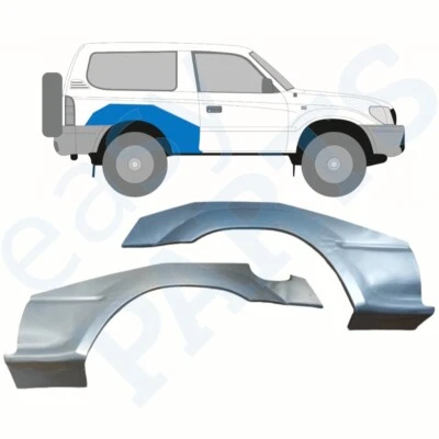 TOYOTA LAND CRUISER 1996-2002 3 Portes Marchepied Tôle de Réparation / Paire - Image 1 of 2