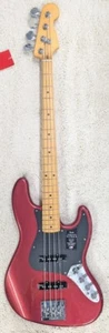 Fender American Ultra II Jazz Bass®, Maple Fingerboard, Sinister Red + HS Case - Picture 1 of 10