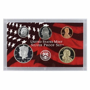2003 S Partial SILVER Proof Set Kennedy Dime Native $1 5¢ 1¢ 5-Coins NO BOX COA - Picture 1 of 2