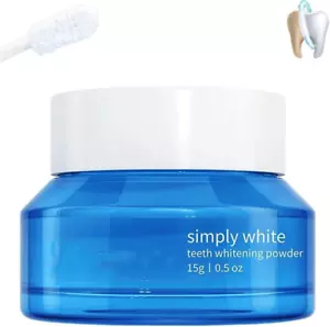 Luminoteeth, Polvo Blanqueador de Dientes, Blanqueamiento Instantáneo y Eliminación de Manchas, Sin Se - Imagen 1 de 12
