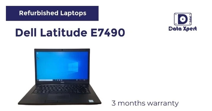 Refurbished Dell Latitude E7490 | i5 - 7th Gen | 16GB RAM | 512GB SSD | Win 10 - Image 1 of 4