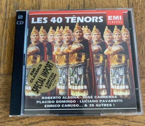 Les 40 Tenors IMPORT 2 CD Set Domingo Pavarotti Caruso Carreras EMI Classics - Foto 1 di 4