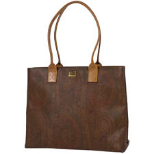 ETRO Paisley Pattern Tote Bag Hand Bag Shoulder Bag Tote Bag Coated canvas B...