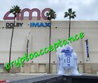 R2-D2 Star Wars Popcorn  drink vessel AMC MAY THE 4TH EXCLUSIVE  R2D2 IN HAND 