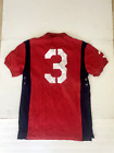American Ranger Poloshirt neu mit Etikett Kolumbien Fußball/Rugby rot klein (Box 91)