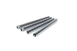 12" Verlängerungsstange, 7/8" Magendurchmesser 1,0 mm Stärke, chromfarben, 4er Pack - Bild 1 von 2