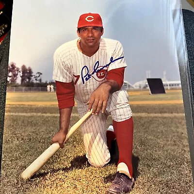 PAT CORRALES CINCINNATI REDS SIGNED AUTOGRAPHED 8X10 PHOTO - Image 1 of 2