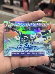 2000 Topps Finest Moments MIKE JONES Certified Autograph Issue FM19 Refractor