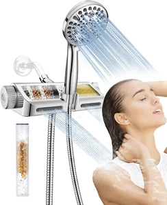Dual Spa Duschsystem mit Handmassagekopf und Power Wash Modus - Bild 1 von 8