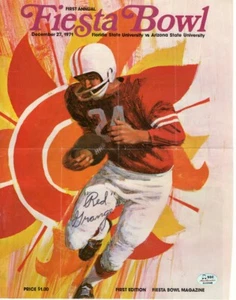 Red Grange Signed Autographed Program Cover 1971 Fiesta Bowl SGC AU20048 - Picture 1 of 2