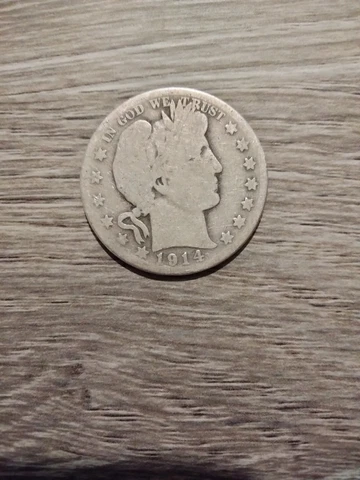 1914-S Barber Half Dollar Cover