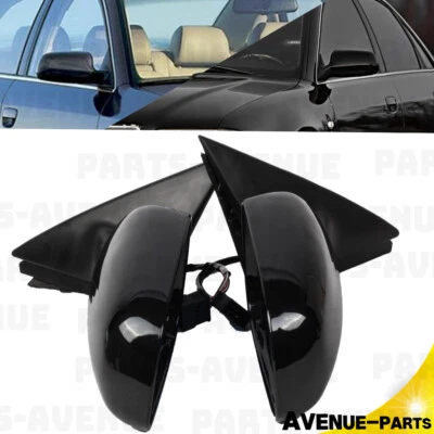 Conjunto de espejo retrovisor de cristal azul izquierdo y derecho para Audi A/RS4 99-02 A6/C5 98-05 Foto 1 de 4