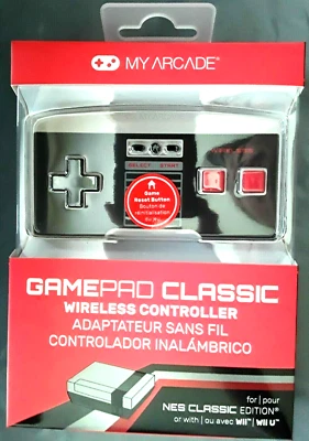 NEW GamePad Classic Wireless Controller for *** NES Classic Edition Wii & U *** - Image 1 of 3