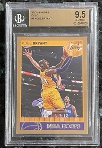 POP 1 of 1!🔥2013-14 Kobe Bryant PANINI NBA HOOPS GOLD #8 BGS 9.5 topps prizm💎 - Picture 1 of 11