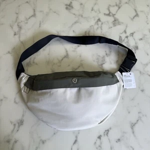 NWT Lululemon Large Classic Belt Bag 3.5L Grey Sage White Opal True Navy Unisex - Picture 1 of 12