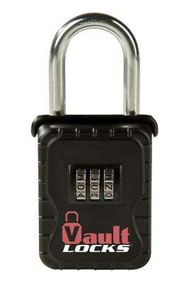 Realtor Lock Box 3 Letter Resettable Combination Padlock For Hiding Keys - Image 1 of 4