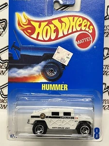 CUSTOM HOT WHEELS STATE POLICE SERIES - HUMMER HUMVEE - Texas - Picture 1 of 4