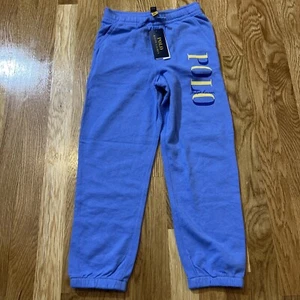 Boys Polo Ralph Lauren Logo Cotton Soft Jogger Pant Size 7 Classic Hrb Is Blu - Picture 1 of 7